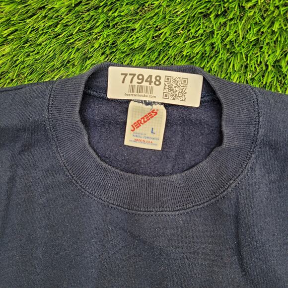 Vintage 80s No-Problem Sweatshirt Women Large 22x24 Baggy USA - Picture 11 of 15